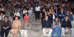 Οσοι βρέθηκαν στην Επίδαυρο για τους Πέρσες