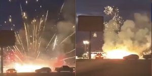 Αποθήκη με βεγγαλικά παίρνει φωτιά σε πόλη του Τέξας