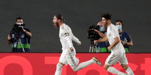 Ο Σέρχιο Ράμος πανηγυρίζει