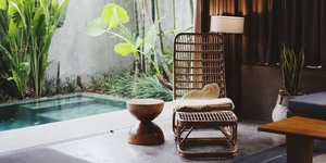 σαλόνι με καλοκαιρινή διάθεση