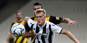 Ο Σβιντέρσκι σε φάση από τον αγώνα του ΠΑΟΚ με την ΑΕΚ