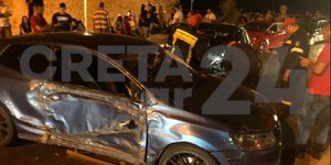 Τροχαίο στην Κρήτη -Φωτογραφία: Creta 24