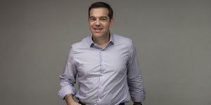 Ο Τσίπρας στην Κουμουνδούρου