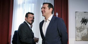 Νίκος Παππάς και Αλέξης Τσίπρας
