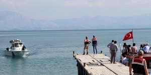 Τουρκία λίμνη μετανάστες λιμενικό