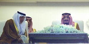 Ο βασιλιάς Σαλμάν της Σαουδικής Αραβίας