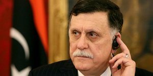 O πρωθυπουργός της κυβέρνησης Εθνικής Ενότητας της Λιβύης, Φαγιέζ αλ Σάρατζ