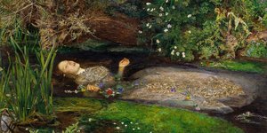 H Λίζι Σίνταλ ως «Οφηλία» στο ομώνυμο έργο του  Τζον Έβερετ Μίλαι 