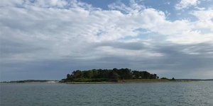 Το νησί Σίπσον ανοικτά του Κέιπ Κοντ της Μασαχουσέτης