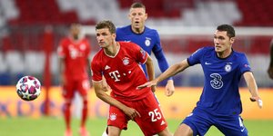 Φάση από τον αγώνα Μπάγερν Μονάχου-Τσέλσι