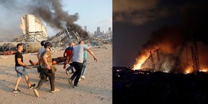 Οι εκρήξεις στη Βηρυτό