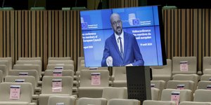 Ο πρόεδρος του Ευρωπαϊκού Συμβουλίου μετά την τηλεδιάσκεψη για τη Λευκορωσία