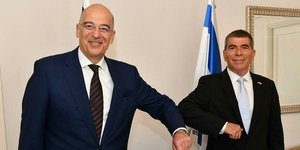 Ο Νίκος Δένδιας με τον Ισραηλινό ΥΠΕΞ