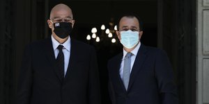 Δενδιας, Χριστοδουλίδης με μασκες