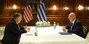 Μάικ Πομπέο και Νίκος Δένδιας