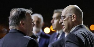 Ο Μάικ Πομπέο και ο Νίκος Δένδιας 