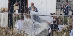 Γάμος Εριέττας Κούρκουλου και Βύρωνα Βασιλειάδη