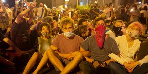 Φωτογραφία από διαδηλώσεις στο Ισραήλ