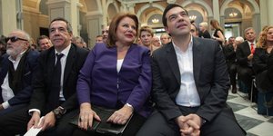 Λούκα Κατσέλη και Αλέξης Τσίπρας σε παλιότερη εκδήλωση