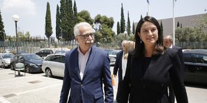 Ο Κώστας Γαβρόγλου και η Νίκης Κεραμέως