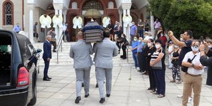 κηδεία Ντίνου Χριστιανόπουλου