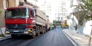 Ασφαλτοστρώσεις στην πόλη