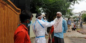 Τεστ για κορωνοϊό στην Ινδία