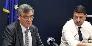 κορωνοϊός Σωτήρης Τσιόδρας και ο Νίκος Χαρδαλιάς