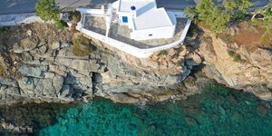 σπιτι στην Τηνο από ψηλά 