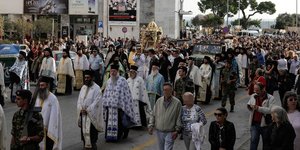 Λιτανεία,  δρόμος