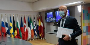 Ο Σαρλ Μισέλ στην τηλεδιάσκεψη για τη Λευκορωσία