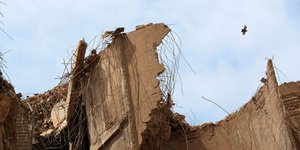 Συντρίμμια άφησε πίσω του η έκρηξη Βηρυτό