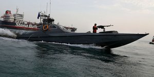 Σκάφος ανοιχτά του Περσικού Κόλπου στο Ιράν