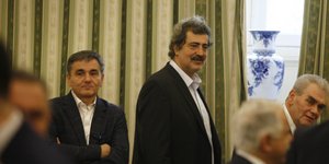 Ευκλείδης Τσακαλώτος, Παύλος Πολάκης/Φωτό αρχείου EUROKINISSI / ΓΙΩΡΓΟΣ ΚΟΝΤΑΡΙΝΗΣ 