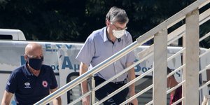 Ο Σωτήρης Τσιόδρας στον οίκο ευγηρίας στη Θεσσαλονίκη 