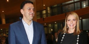 Τζένη Μπαλατσινού και ο Βασίλης Κικίλιας