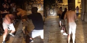 Ο... αγώνας μποξ σε δρόμο της Κυψέλης