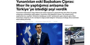 Το δημοσίευμα της Yeni Safak