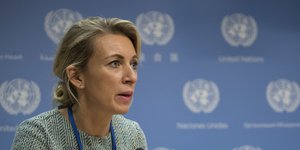 Η εκπρόσωπος του υπουργείου εξωτερικών της Ρωσίας, Μαρία Ζαχάροβα