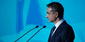 O πρωθυπουργός Κυριάκος Μητσοτάκης