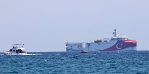 To τουρκικό ερευνητικό σκάφος Oruc Reis