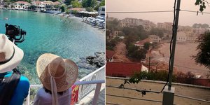 Η Ασσος στην Κεφαλονιά πριν και μετά το πέρασμα της κακοκαιρίας «Ιανός»