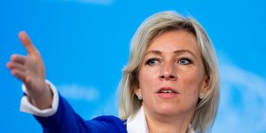 Η εκπρόσωπος του ρωσικού ΥΠΕΞ, Μαρία Ζαχάροβα
