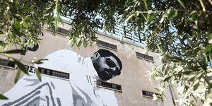 Γκράφιτι του Παύλου Φύσσα στο Κερατσίνι