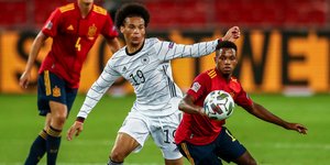 Φάση από το Γερμανία - Ισπανία στο Nations League