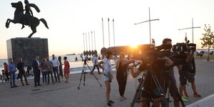 γυρίσματα του τηλεπαιχνιδιού στη Θεσσαλονίκη