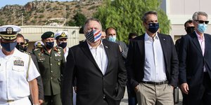 ΗΠΑ Μάικ Πομπέο με τον Κυριάκο Μητσοτάκη