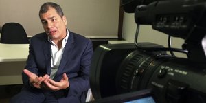 O πρώην πρόεδρος του Ισημερινού Ραφαέλ Κορέα