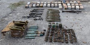 Το πολεμικό υλικό που κατασχέθηκε