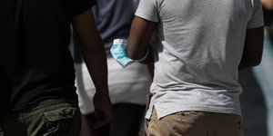 Στιγμιότυπο από το κέντρο της Αθήνας